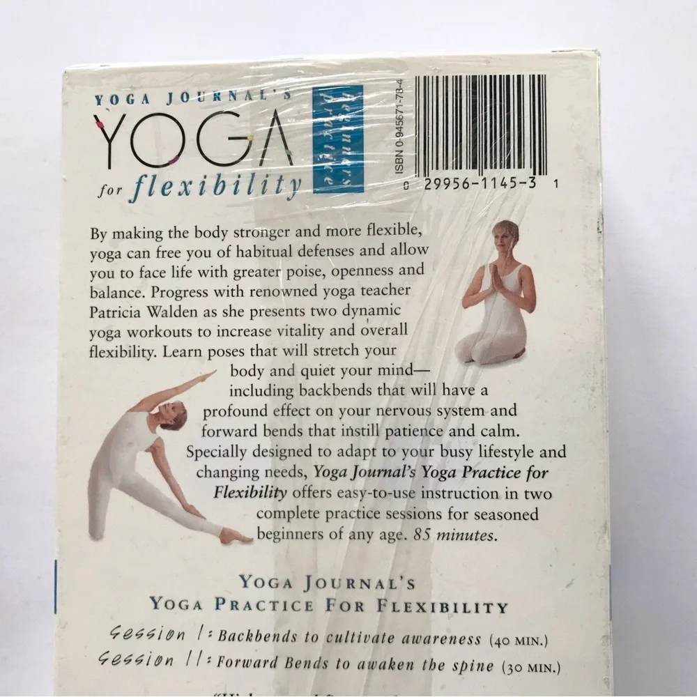 ✴️Yoga for Flexibility VHS Videotape for Seasonal Beginners, NEW